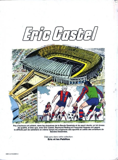 Verso de l'album Eric Castel Tome 2 Match retour !
