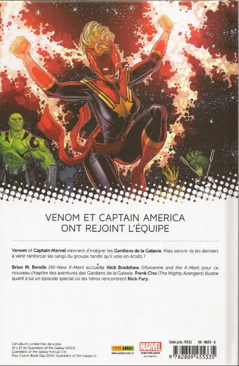 Verso de l'album Les Gardiens de la Galaxie Tome 3 La fin des gardiens