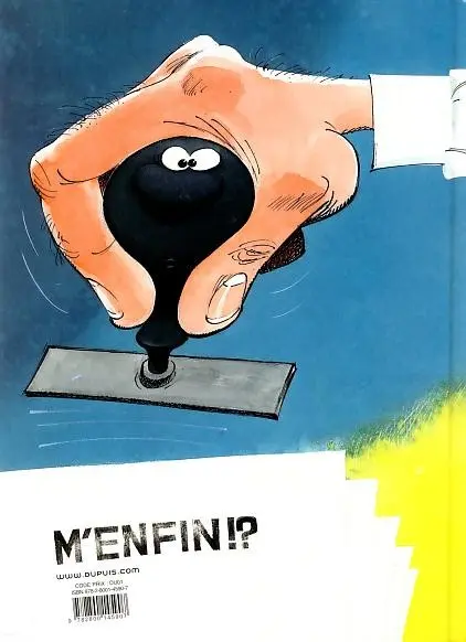 Verso de l'album Gaston Tome 10 Lagaffe nous gâte