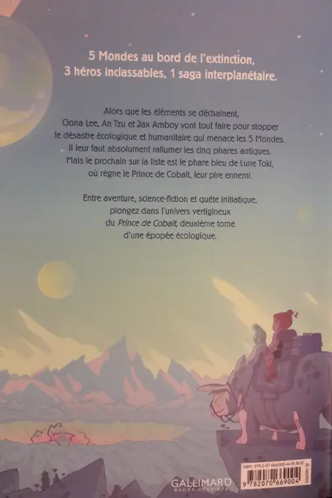 Verso de l'album 5 mondes Tome 2 Le Prince de cobalt