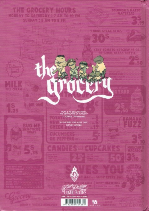 Verso de l'album The Grocery Tome 3
