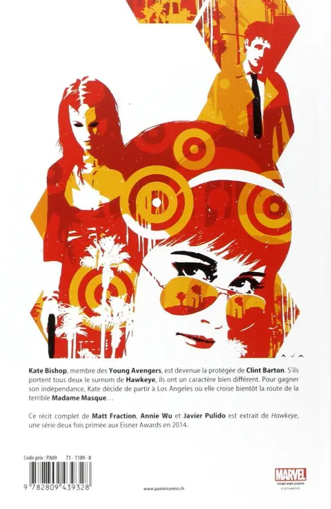 Verso de l'album Hawkeye Tome 3 L.A. Woman