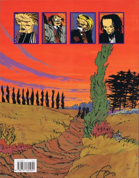Verso de l'album Adam Sarlech Tome 1