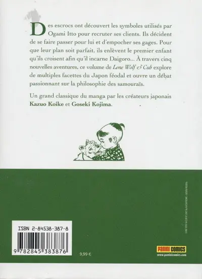 Verso de l'album Lone Wolf & Cub Volume 6 Esprits au fil de l'eau