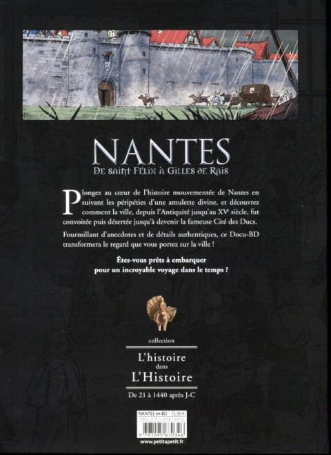 Verso de l'album Nantes Tome 1 De Saint Félix à Gilles de Rais