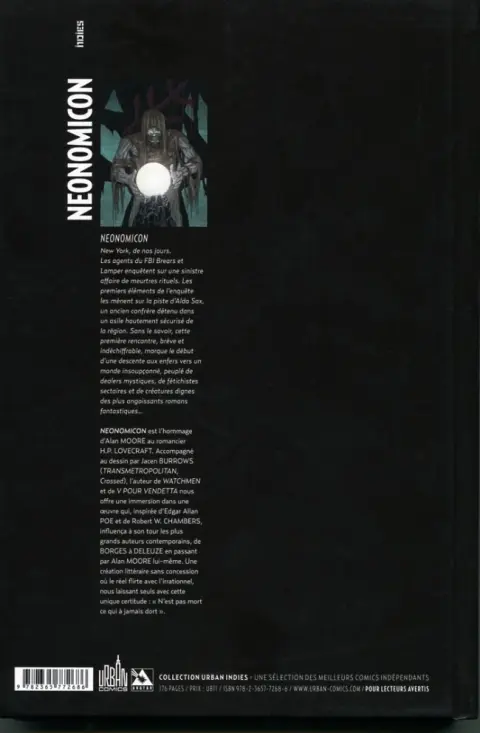 Verso de l'album Neonomicon