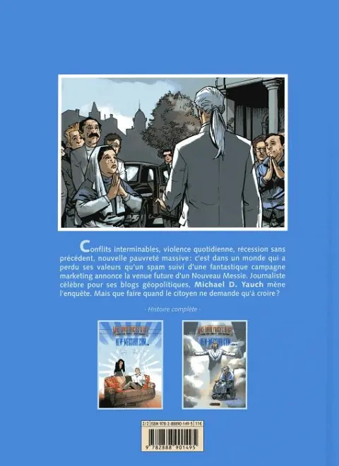 Verso de l'album New-Messiah.com Tome 2 Grégoire XVII