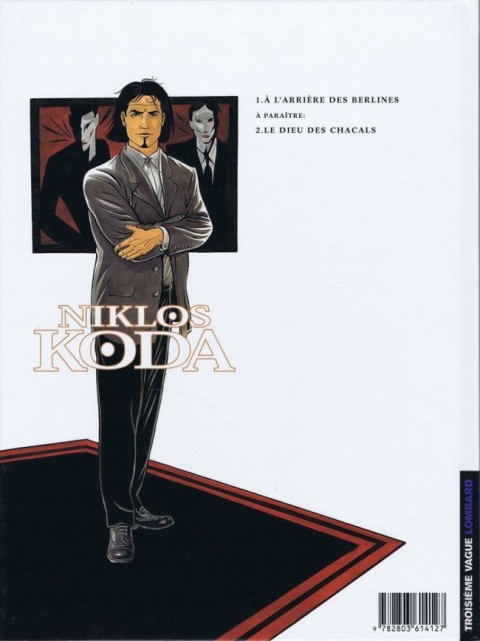 Verso de l'album Niklos Koda Tome 1 À l'arrière des berlines