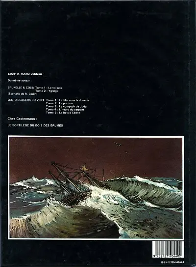 Verso de l'album Les Passagers du vent Tome 5 Le bois d'ébène