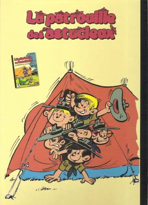 Verso de l'album La Patrouille des astucieux Tome 1 Le monstre du lac trouble