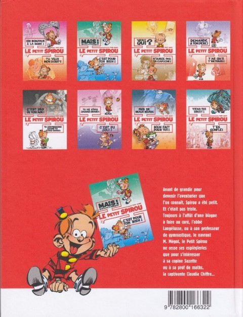 Verso de l'album Le Petit Spirou Tome 2 Mais ! Qu'est-ce que tu fabriques ? / C'est pour ton bien !