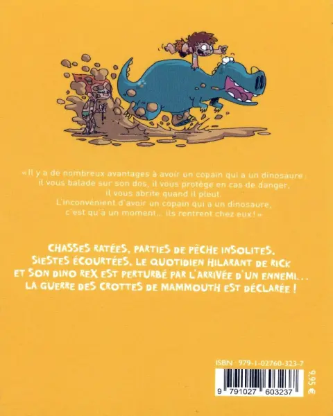 Verso de l'album Préhistoric Rick Tome 2 Un pour Tous, Tous pour Rick !