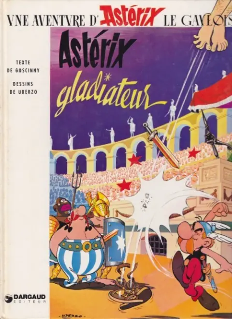 Couverture de l'album Astérix Tome 4 Astérix gladiateur
