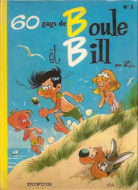 Couverture de l'album Boule & Bill Tome 5 60 gags de Boule et Bill