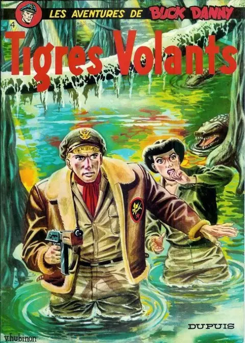 Couverture de l'album Buck Danny Tome 4 Tigres Volants