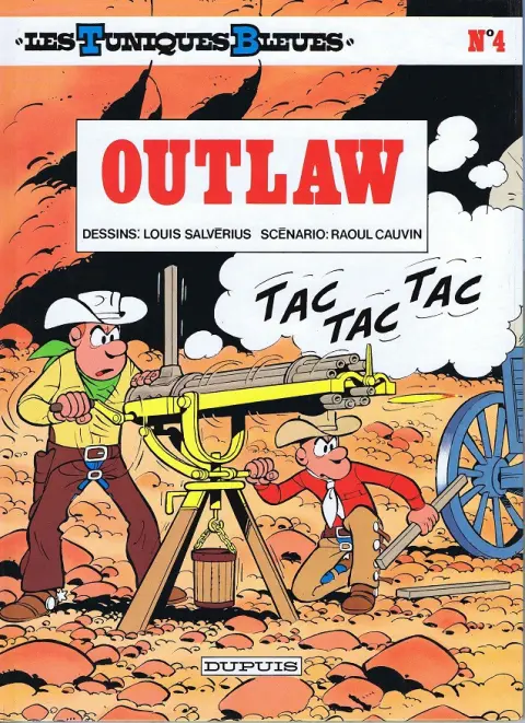 Couverture de l'album Les Tuniques Bleues Tome 4 Outlaw