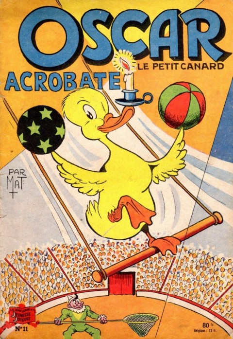 Couverture de l'album Oscar le petit canard Tome 11 Oscar le petit canard acrobate