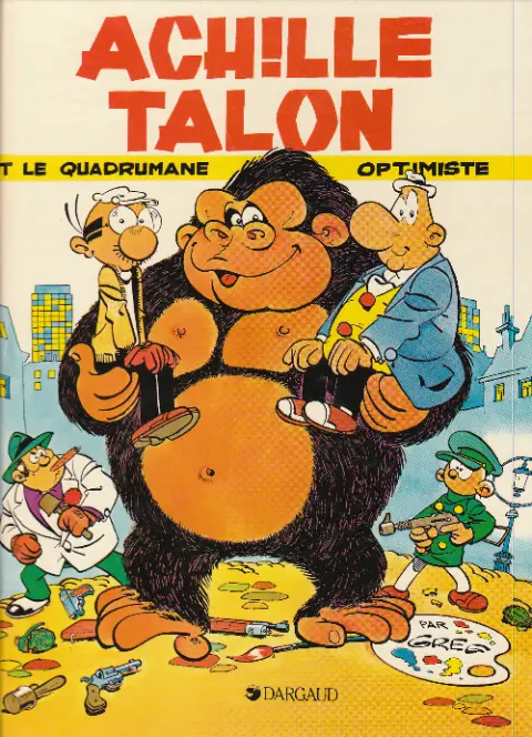 Couverture de l'album Achille Talon Tome 15 achille talon et le quadrumane optimiste