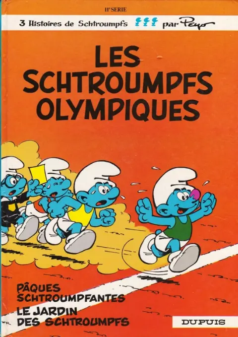 Couverture de l'album Les Schtroumpfs Tome 11 Les schtroumpfs olympiques