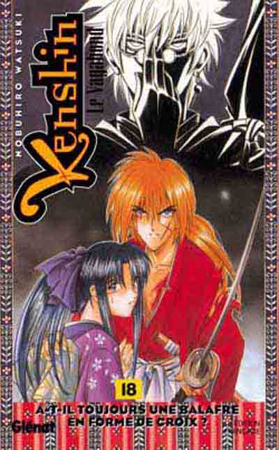 Kenshin le Vagabond 18 A-t'il toujours une balafre en forme de croix