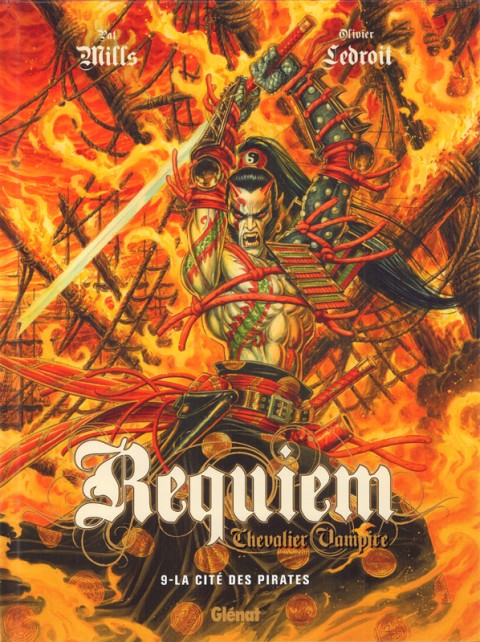 Couverture de l'album Requiem Chevalier Vampire Tome 9 La cité des pirates