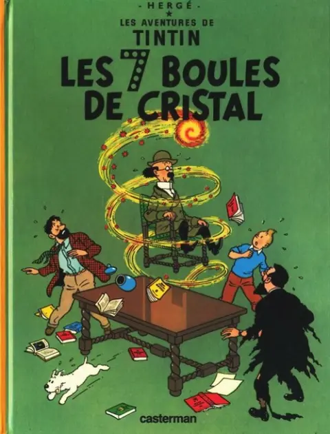 Couverture de l'album Tintin Tome 13 Les 7 boules de cristal