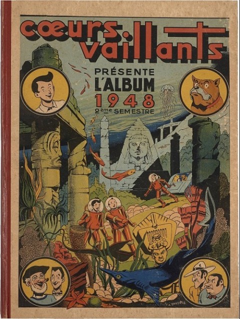 Cœurs Vaillants (Après-guerre) N° 4 Cœurs Vaillants 1948 - n°27 à 52