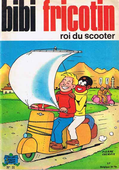 Couverture de l'album Bibi Fricotin 2e Série - Societé Parisienne d'Edition Tome 31 Bibi Fricotin roi du scooter