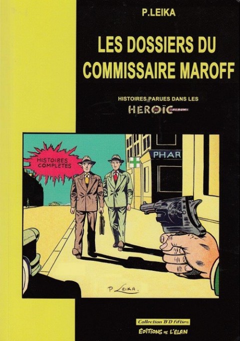 Couverture de l'album Les Dossiers du commissaire Maroff