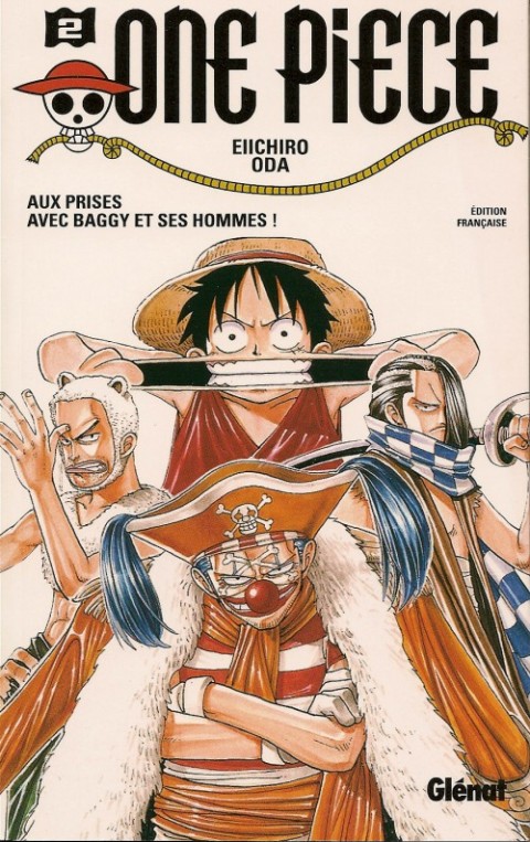 Couverture de l'album One Piece Tome 2 Aux prises avec Baggy et ses hommes !