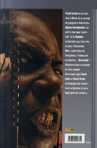 Verso de l'album Punisher Tome 8 Barracuda