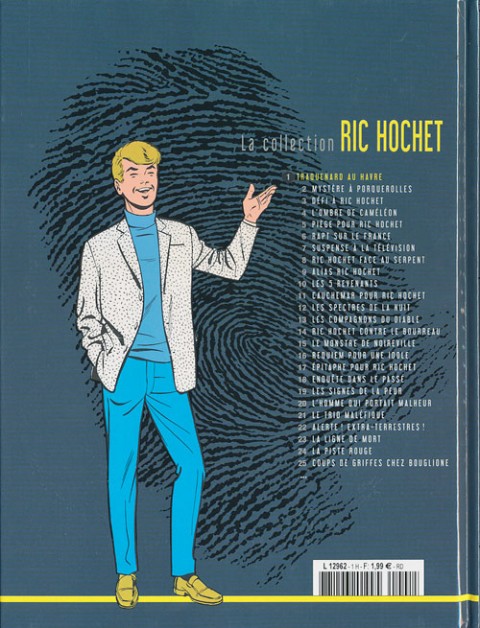 Verso de l'album Ric Hochet La collection Tome 1 Traquenard au Havre