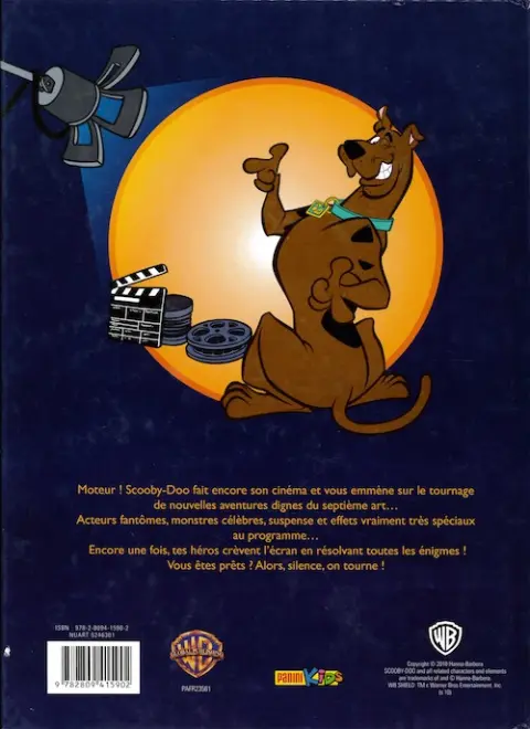 Verso de l'album Scooby-Doo ! Tome 7 Silence ! On tourne !