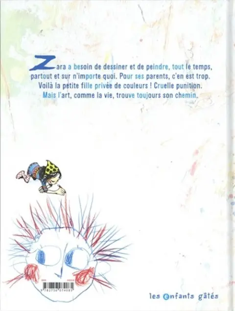 Verso de l'album Le secret de Zara