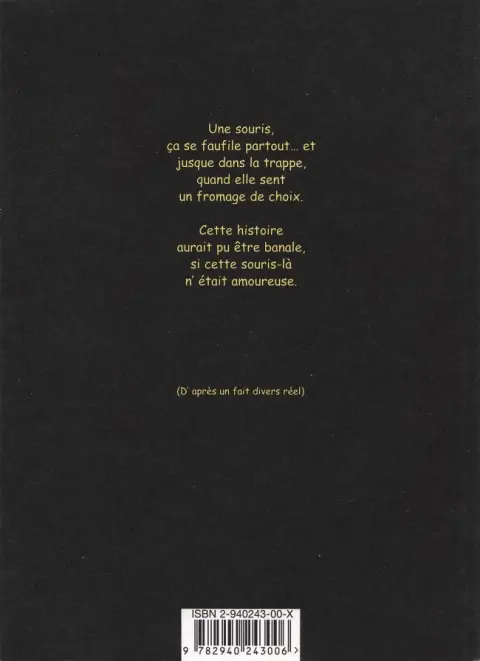 Verso de l'album La Souris