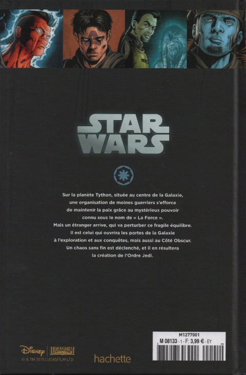 Verso de l'album Star Wars - Légendes - La Collection Tome 1 La Genèse des Jedi - I. L'Éveil de la Force