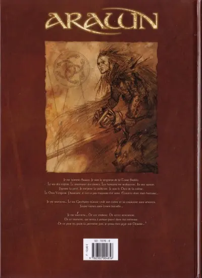 Verso de l'album Arawn Tome 2 Les liens du sang