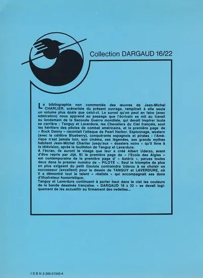 Verso de l'album Tanguy et Laverdure Tome 6 Mission spéciale - 2e partie