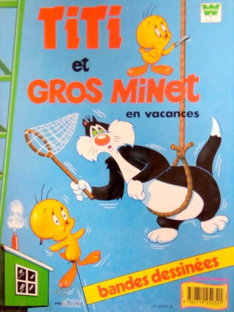 Verso de l'album Titi Titi et gros minet en vacances