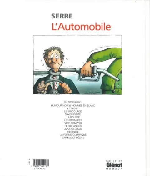 Verso de l'album L'automobile