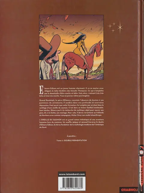 Verso de l'album Au centre du Nowhere Tome 1 L'Oreille du Saumon