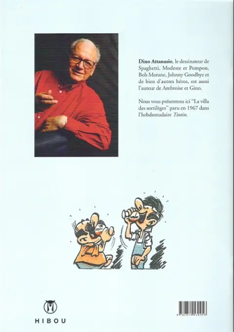 Verso de l'album Ambroise & Gino Tome 3 La villa des sortilèges