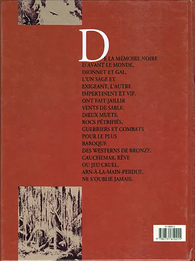 Verso de l'album Arn Tome 2 Le triomphe d'Arn