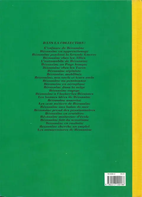 Verso de l'album Bécassine Tome 7 Les cent métiers de Bécassine