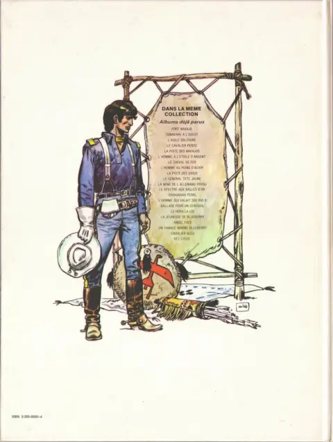 Verso de l'album Blueberry Tome 8 L'homme au poing d'acier