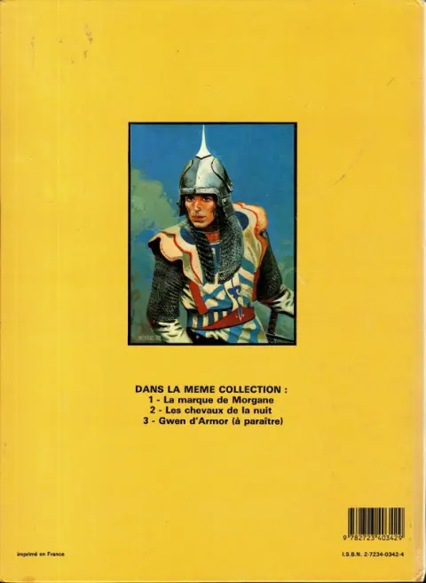Verso de l'album Les Écluses du ciel Tome 1 La marque de Morgane