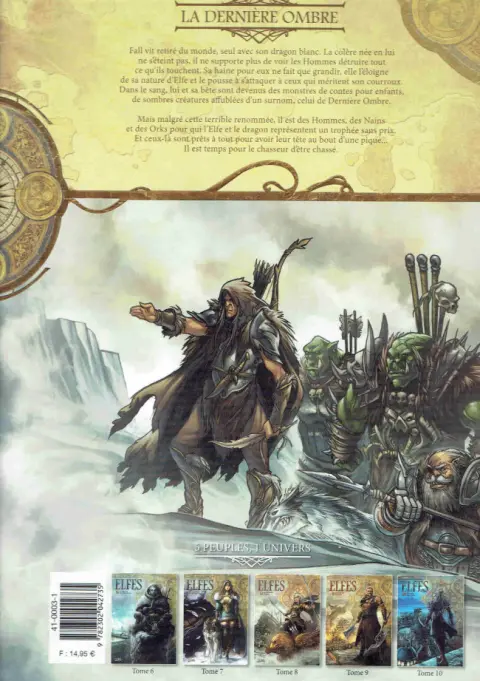 Verso de l'album Elfes Tome 8 La Dernière Ombre