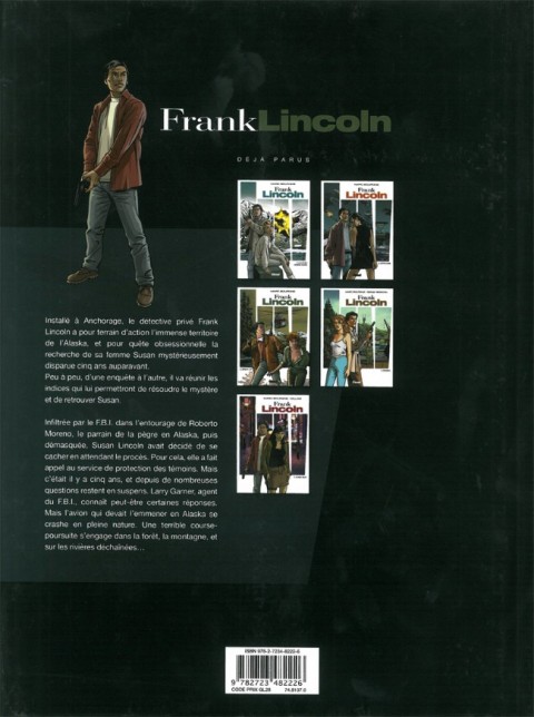 Verso de l'album Frank Lincoln Tome 3 Break-Up