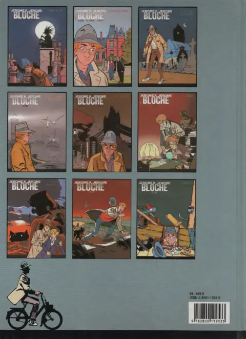 Verso de l'album Jérôme K. Jérôme Bloche Tome 8 Le vagabond des dunes