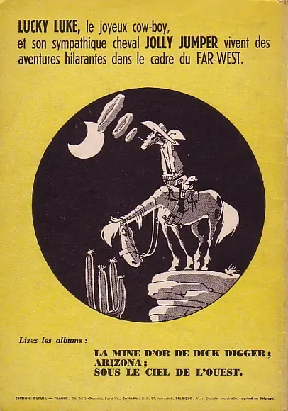 Verso de l'album Lucky Luke Tome 2 Rodéo